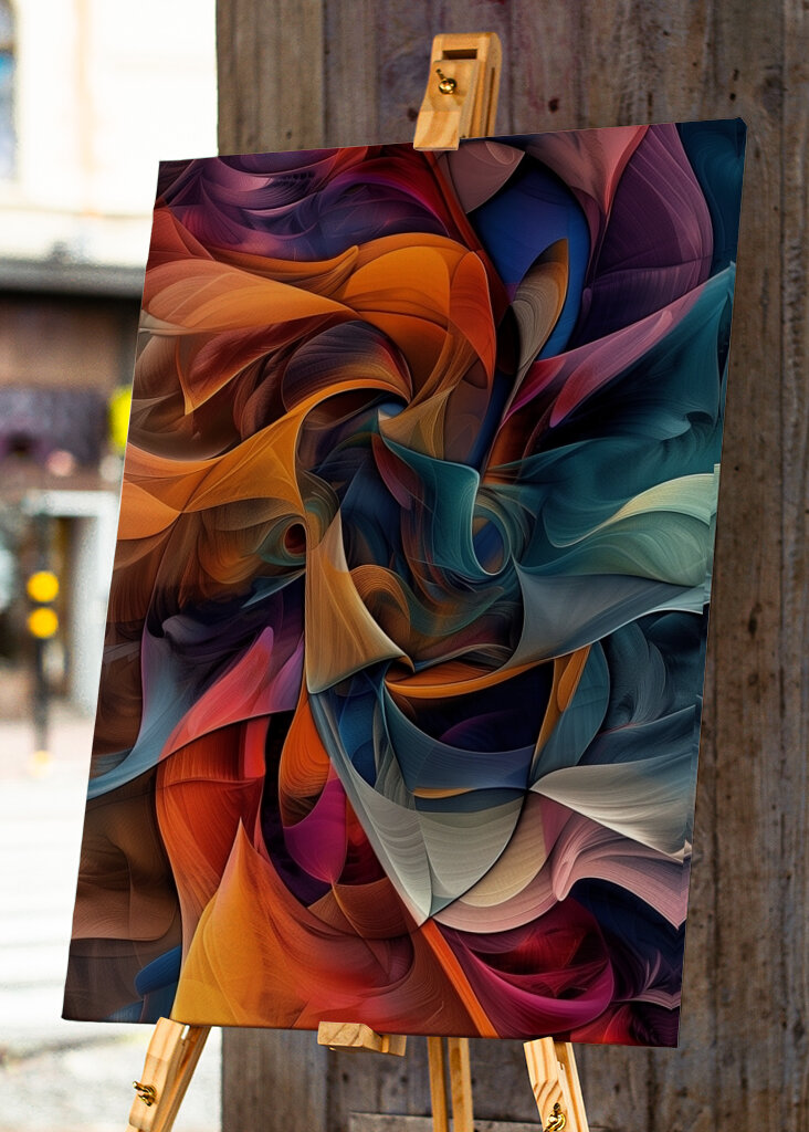 Dansen mellem farvernes hvirvler