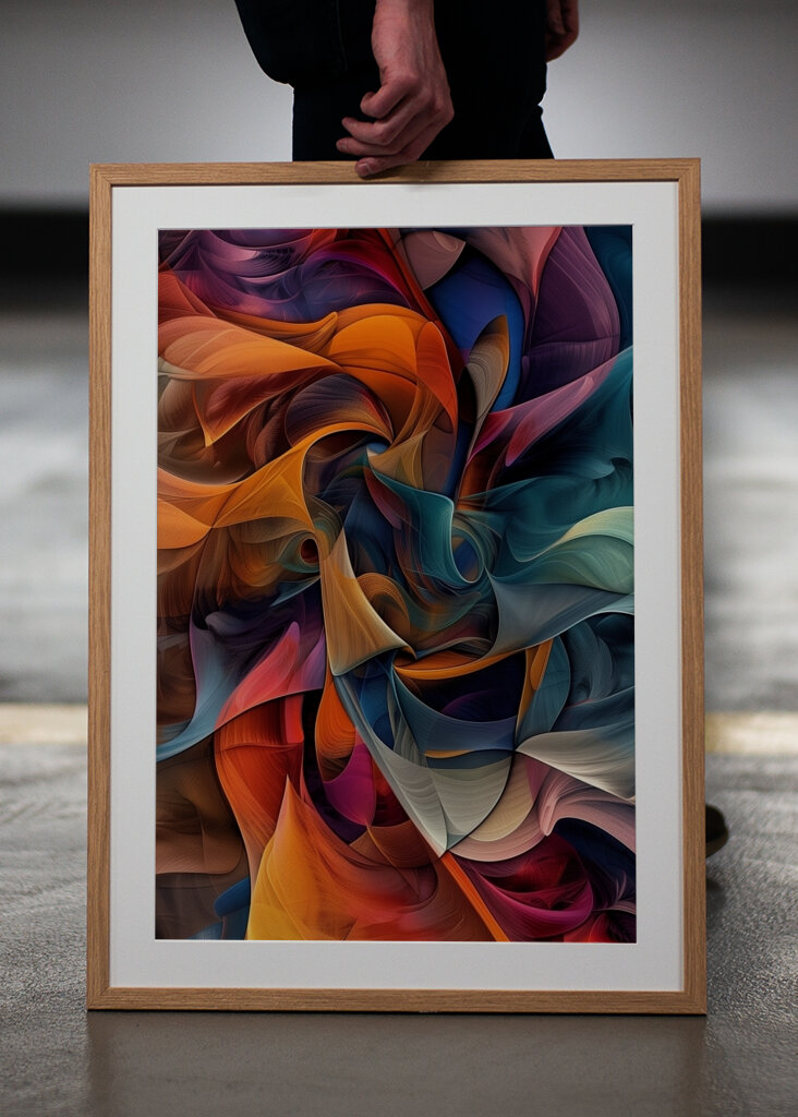 Dansen mellem farvernes hvirvler