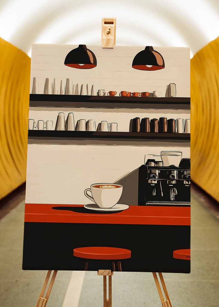 Minimalist Coffee Shop Design