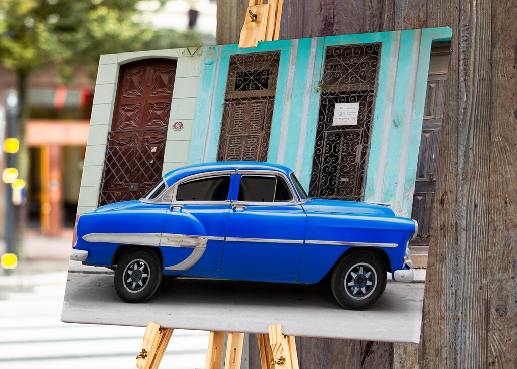 Calle 66 Coche Azul Habana