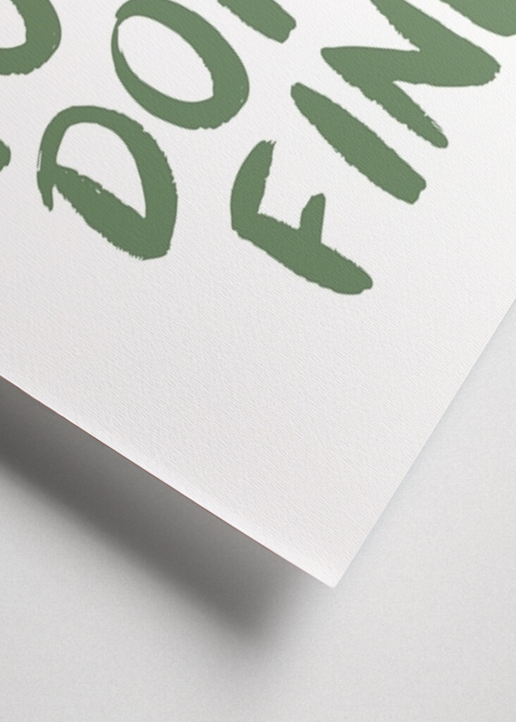 Slow down you’re doing fine