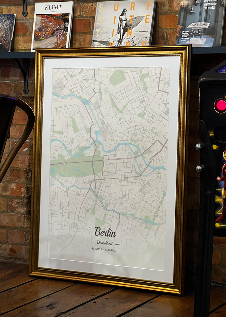 Karta över Berlin Gata