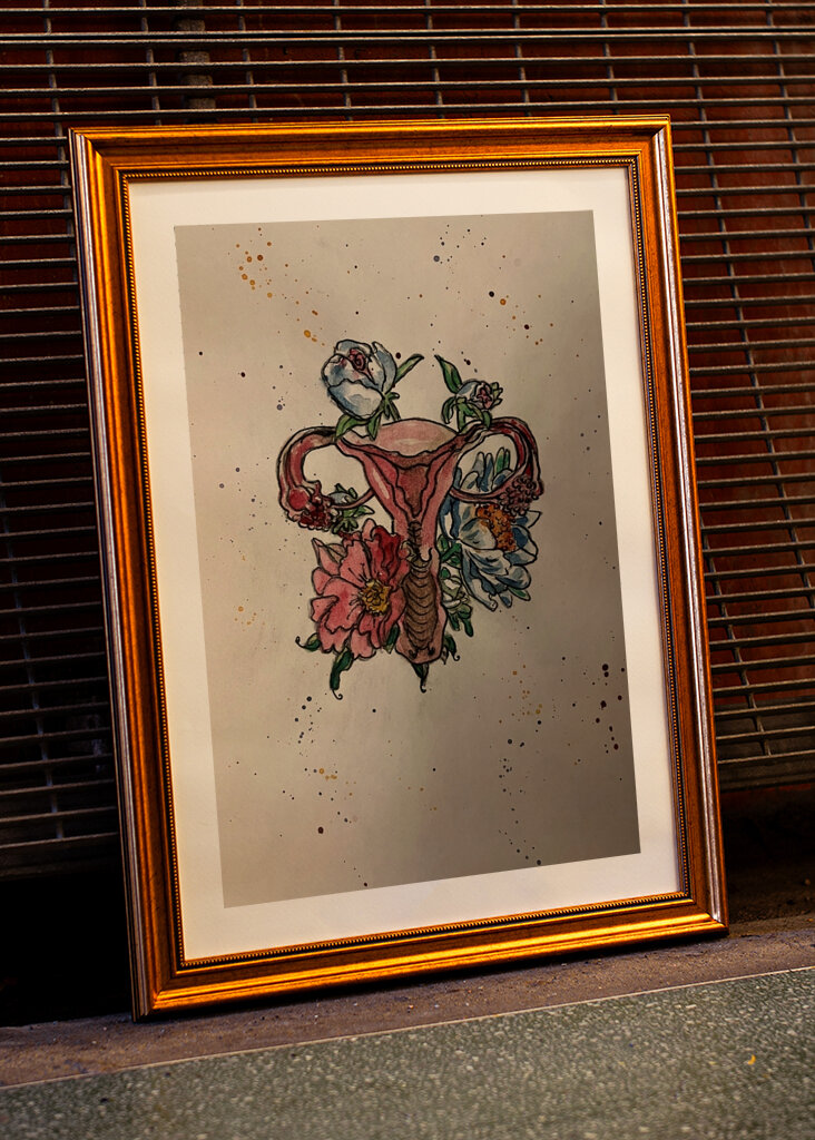 Weibliches Fortpflanzungssystem.