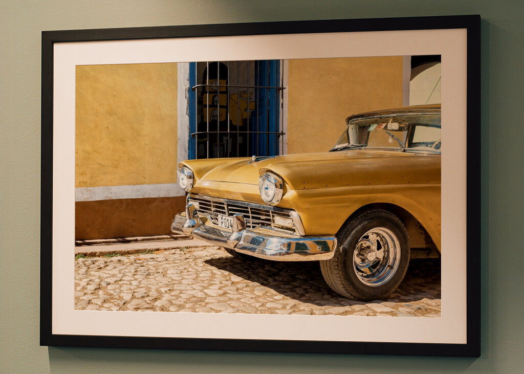 Klasické zlaté auto