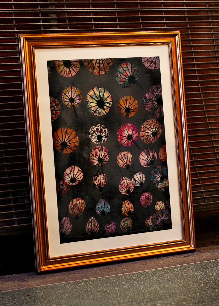 Alle farverne på lanternerne