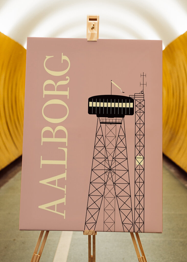 Aalborg Tårnet - byplakat