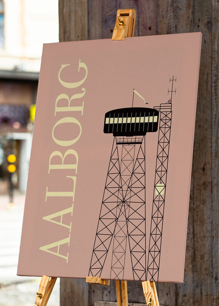 Aalborg Tårnet - byplakat