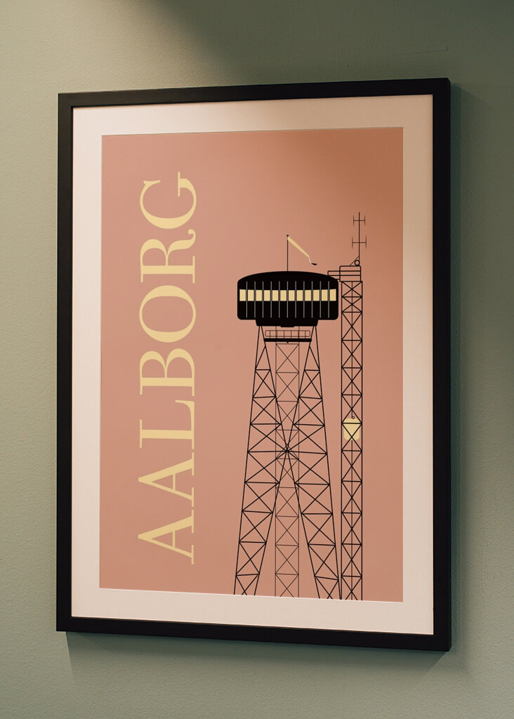 Aalborg Tårnet - byplakat