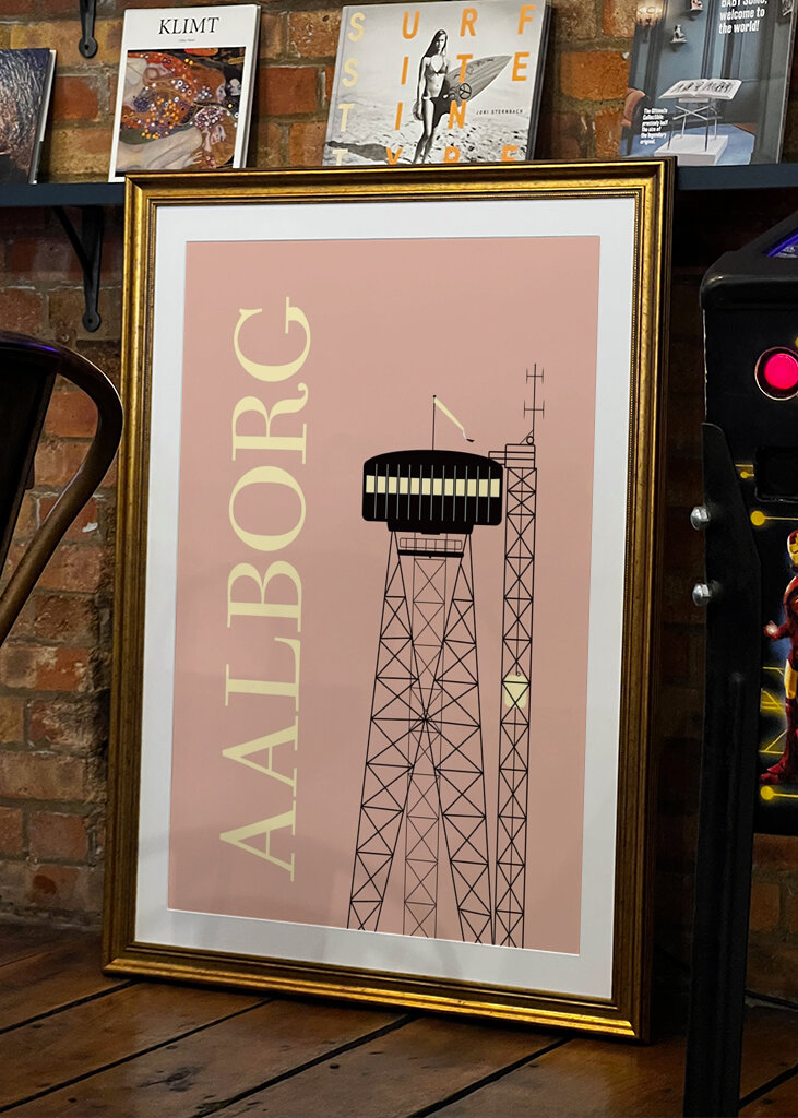 Aalborg Tårnet - byplakat