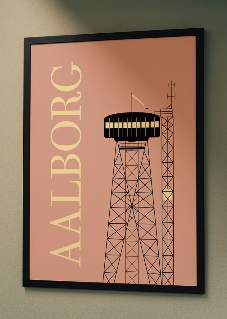 Aalborg Tårnet - byplakat