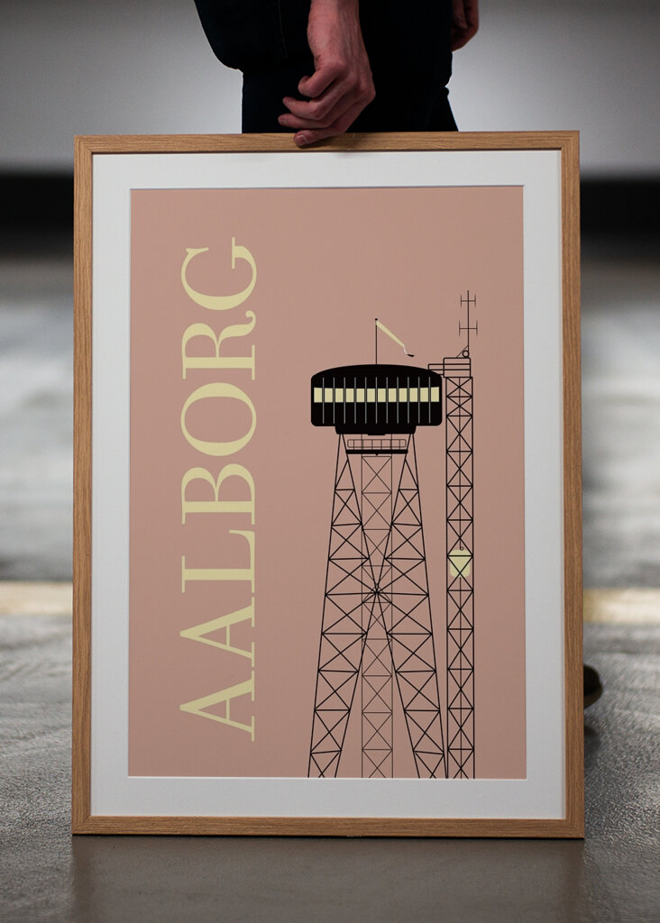 Aalborg Tårnet - byplakat