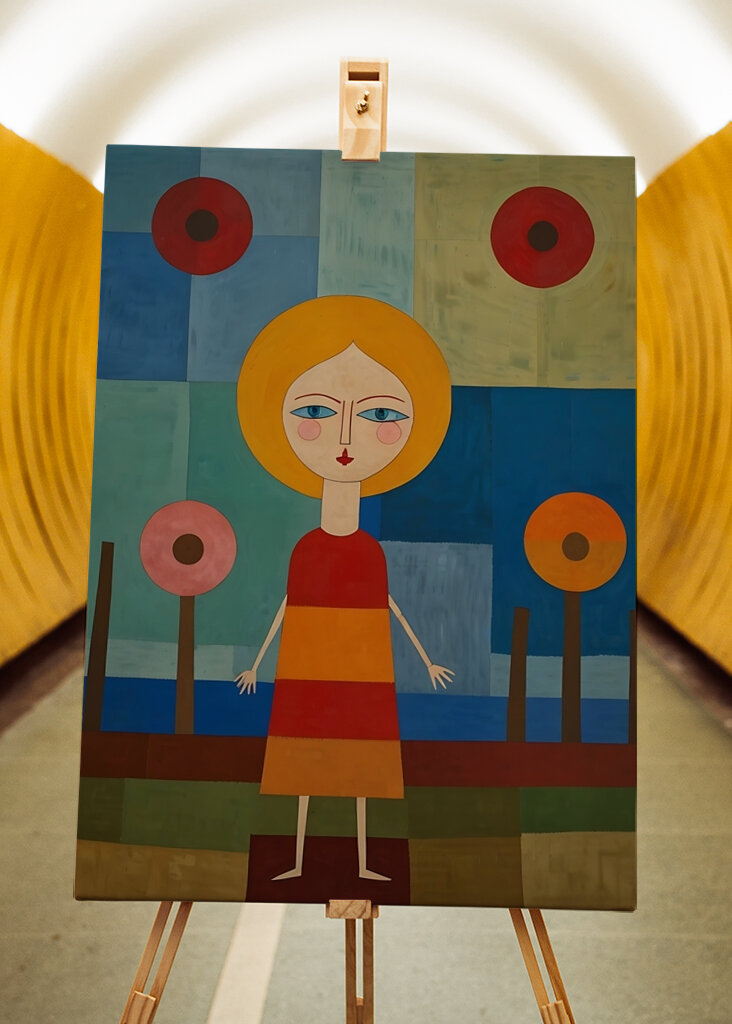 Paul Klee Inspireret Baby