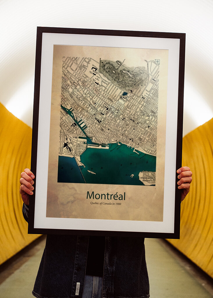 Mappa di Montreal 1900 #2506628