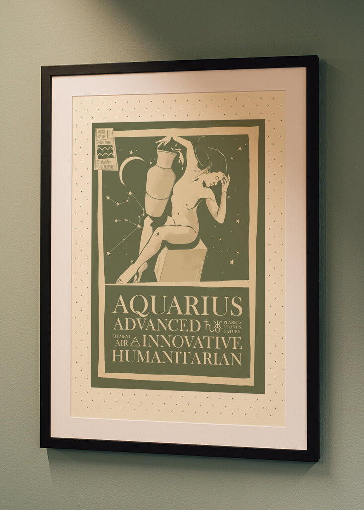 Wassermann Sternzeichen Kunst #2800297