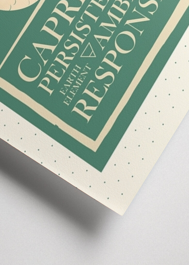 Capricorn Zodiac Art 