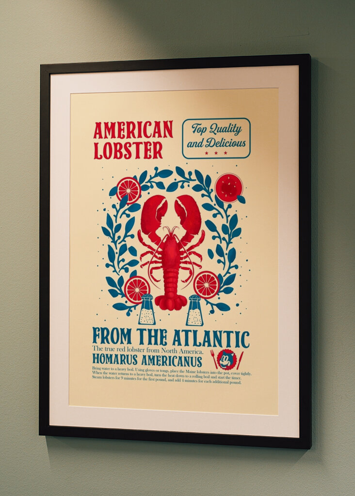 Atlantischer Hummer Kunst #2506587