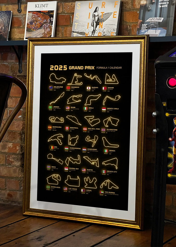  Kalendář zasedání F1 2025