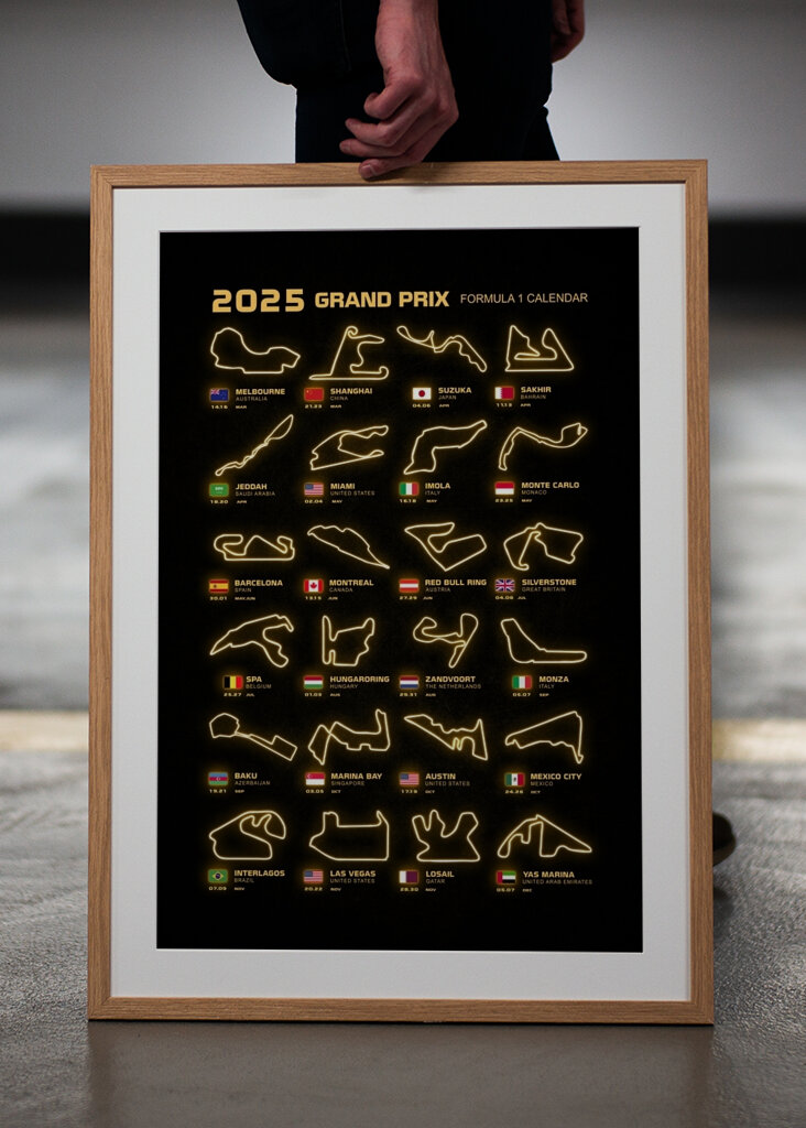  Kalendář zasedání F1 2025