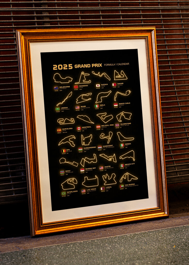  Kalendář zasedání F1 2025