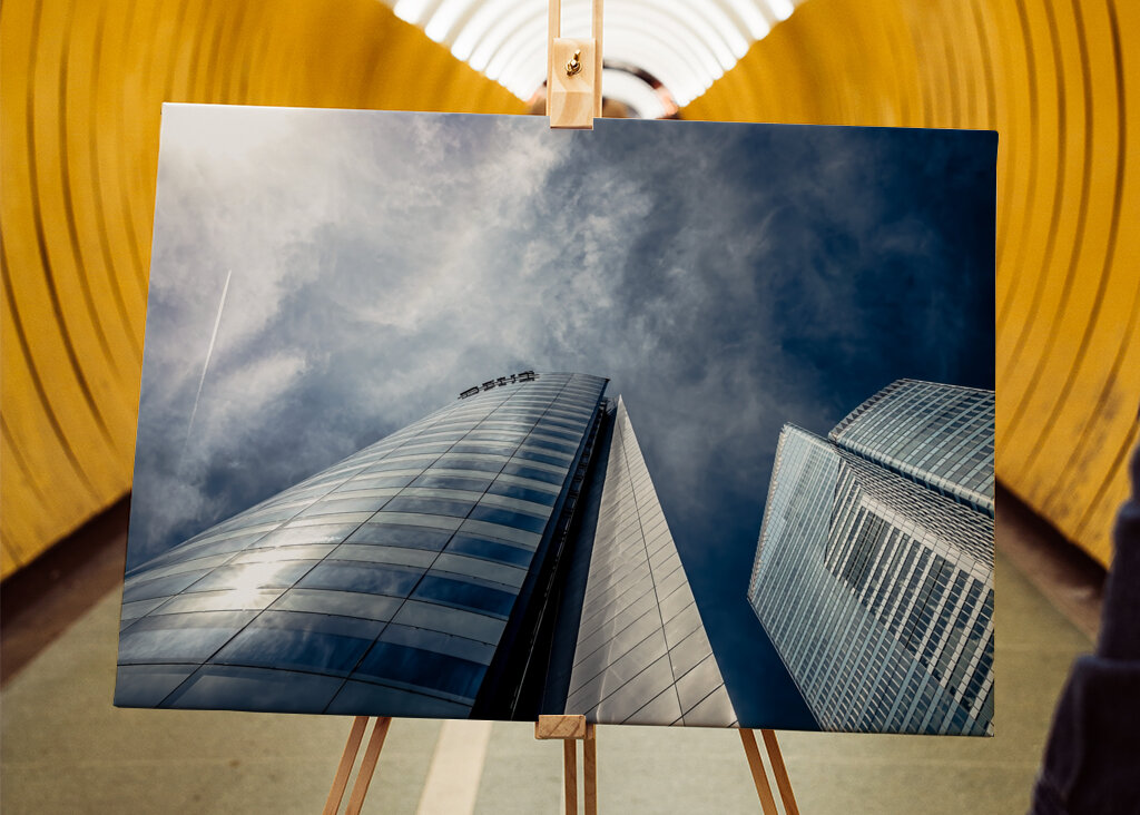 Vue futuriste de Paris