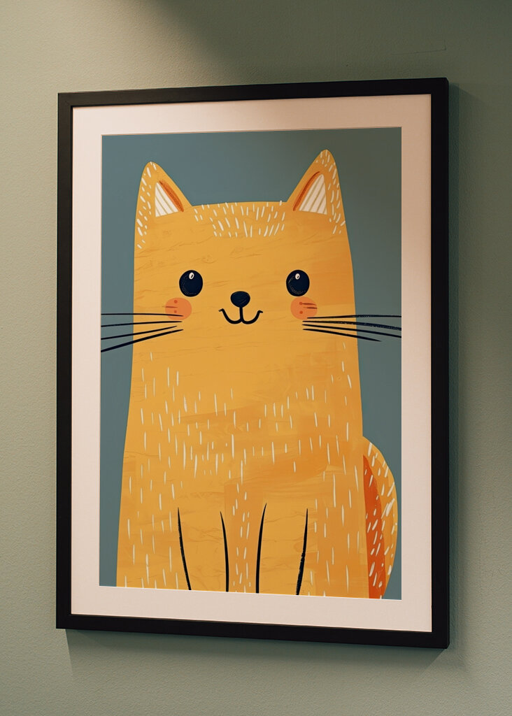 Šťastná zlatá kočka