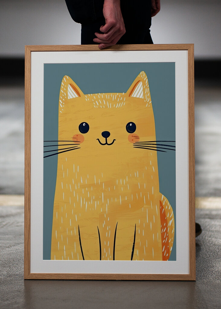 Šťastná zlatá kočka