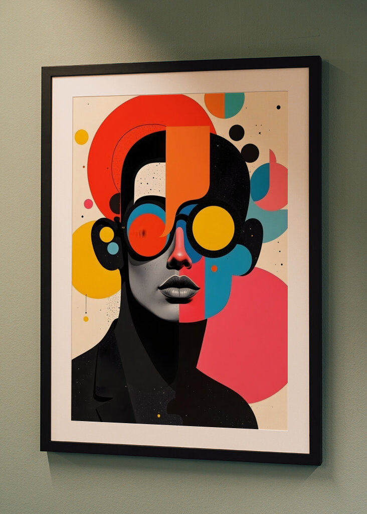 Abstract Faces Art Series 01