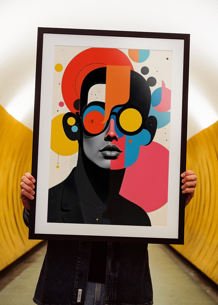 Abstract Faces Art Series 01