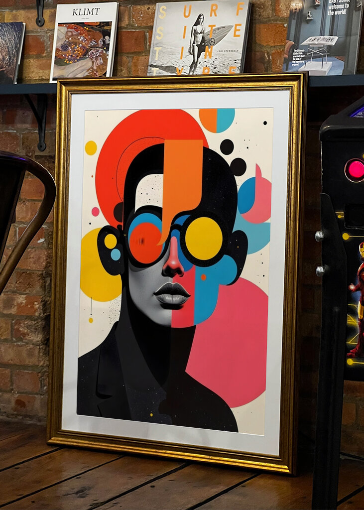 Abstract Faces Art Series 01