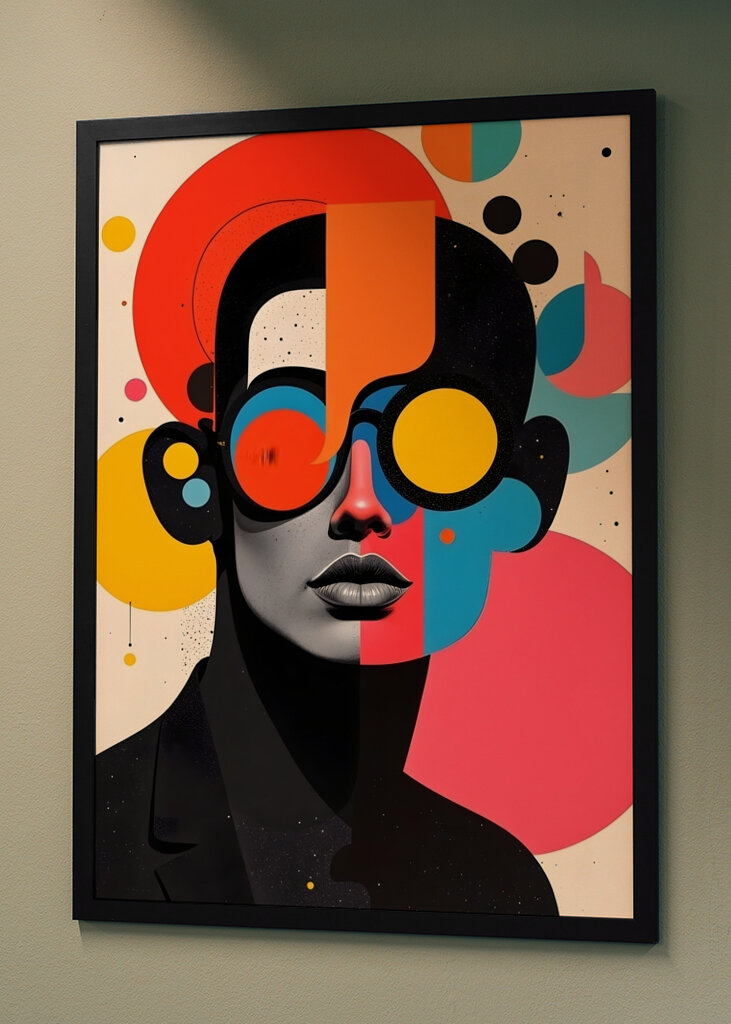 Abstract Faces Art Series 01