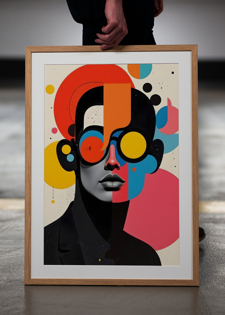 Abstract Faces Art Series 01