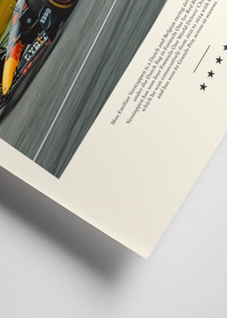 MAX VERSTAPPEN POSTER