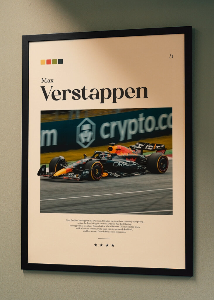 MAX VERSTAPPEN POSTER