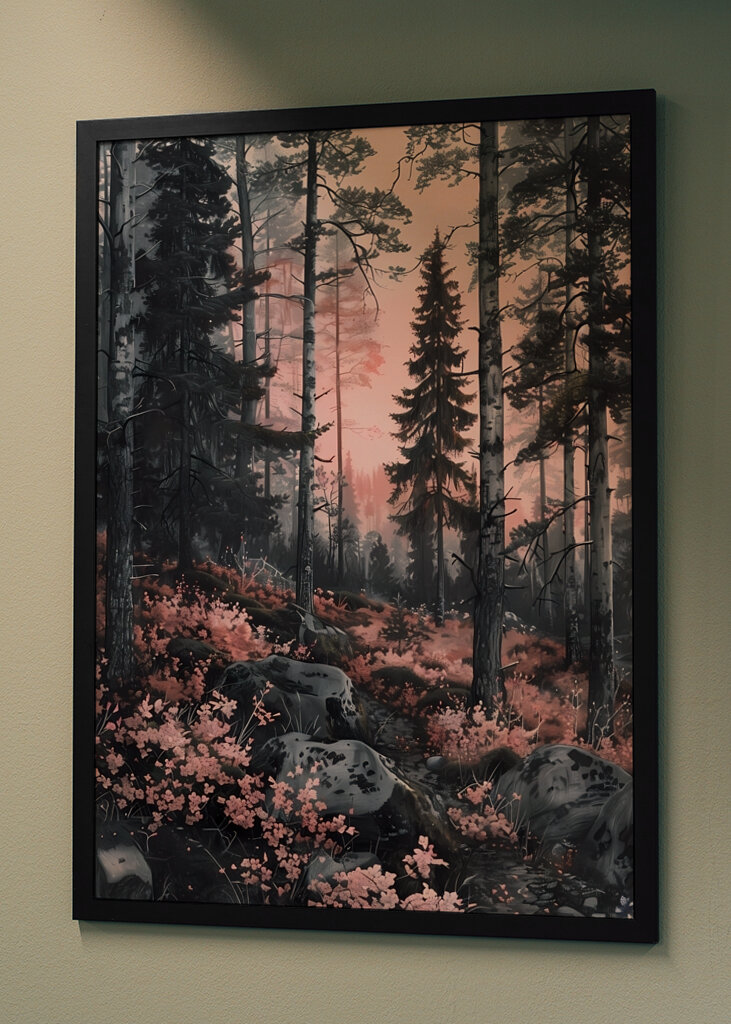 Serene Forest at Dawn