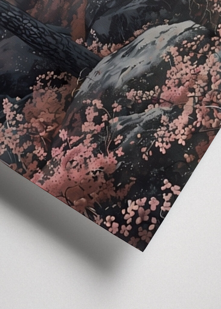 Bosque tranquilo al amanecer