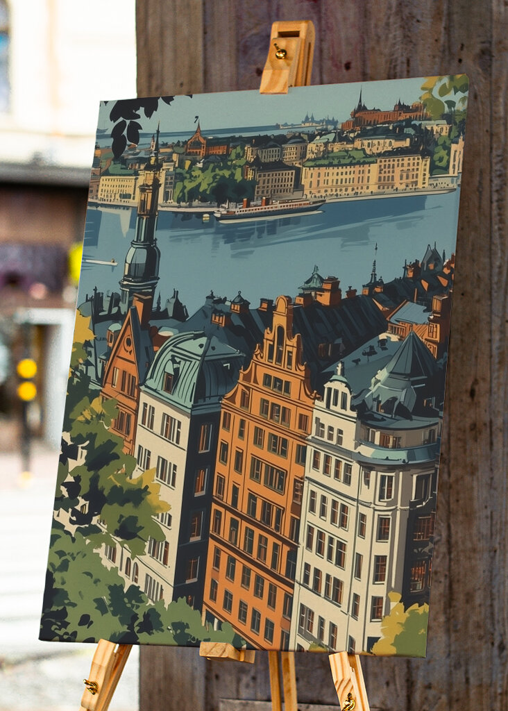 Stockholm, Schweden, im Sommer