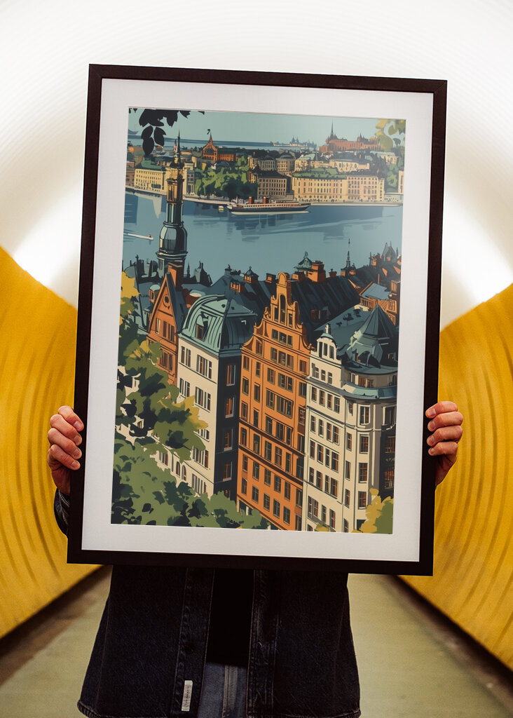 Stockholm, Schweden, im Sommer