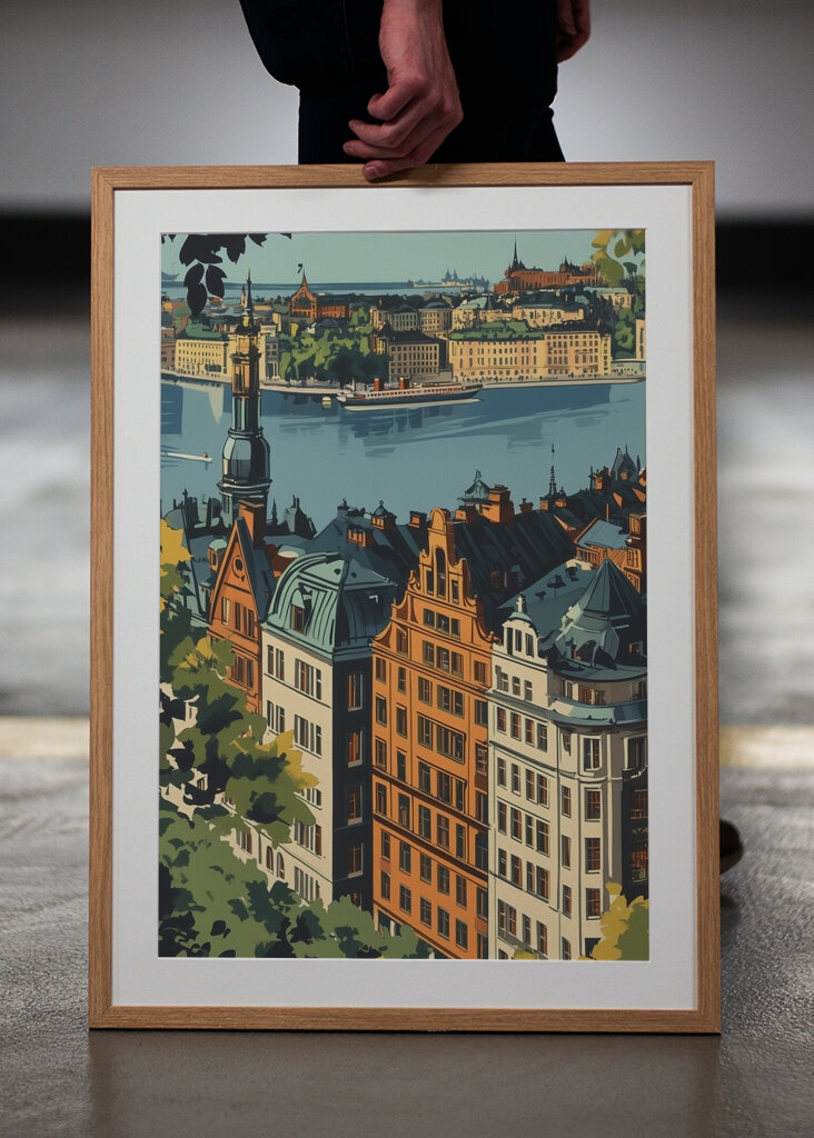 Stockholm, Schweden, im Sommer