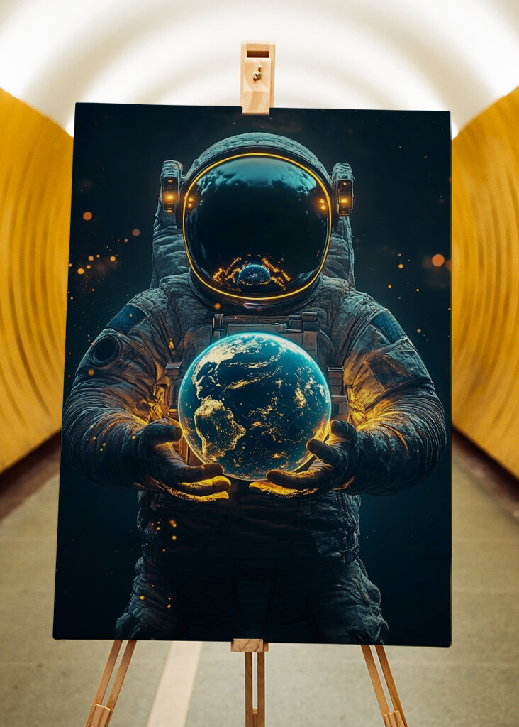 Astronaut Planet Earth