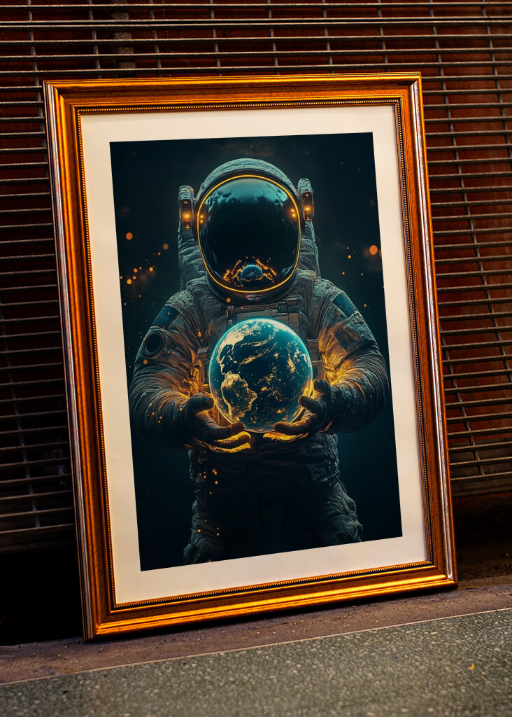 Astronaut Planet Earth