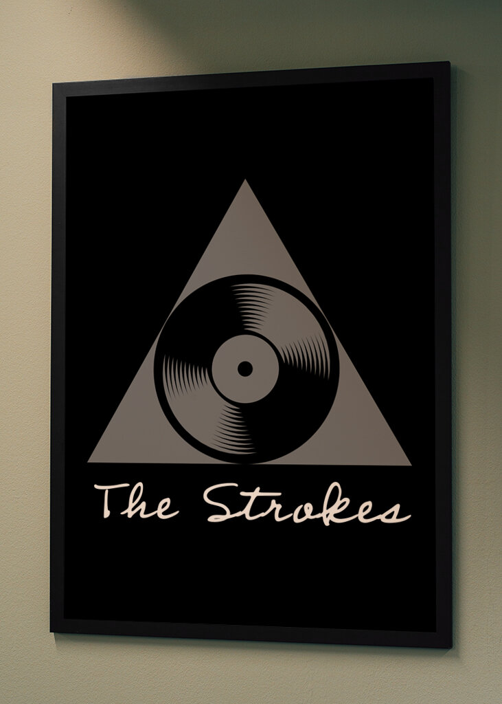 Het originele ontwerp van The Strokes