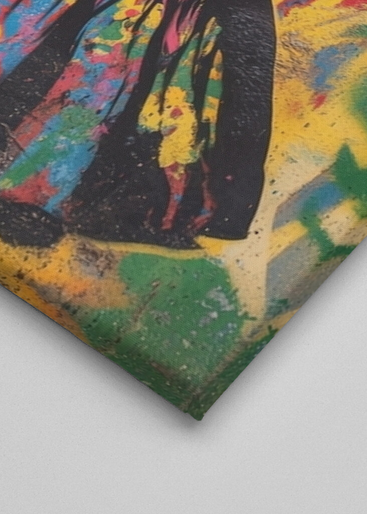 Dziewczyna z kolorowymi kwiatami