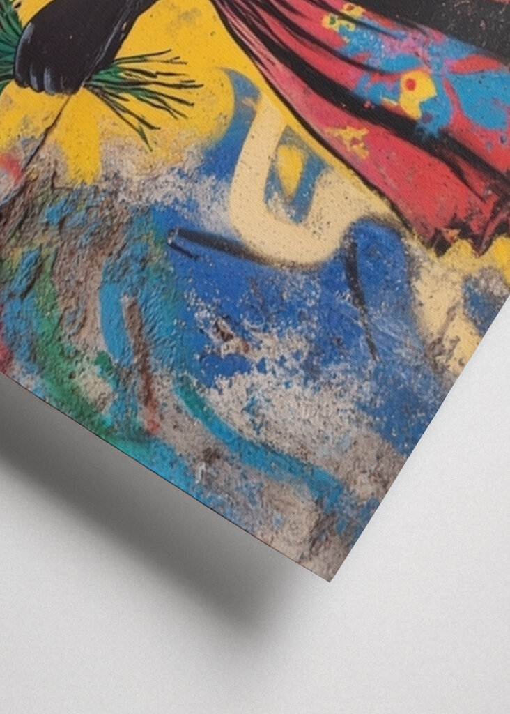 Dziewczyna z kolorowymi kwiatami