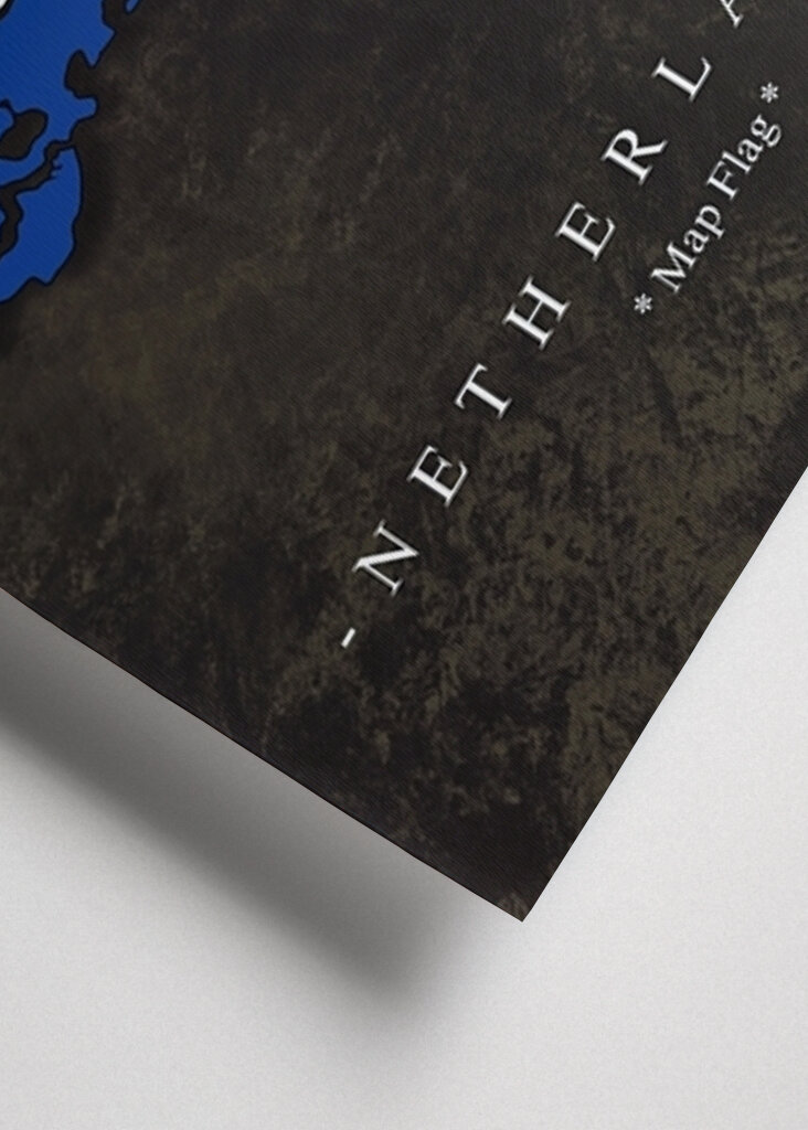 Mappa Bandiera Paesi Bassi