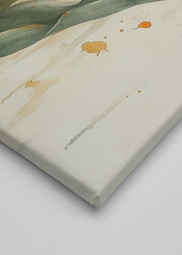 Une tulipe jaune en fleurs