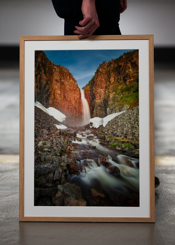 Njupeskär Wasserfall