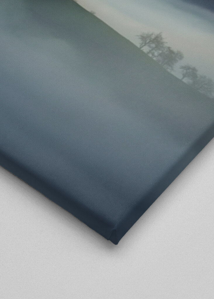 Slovenian church above the fog