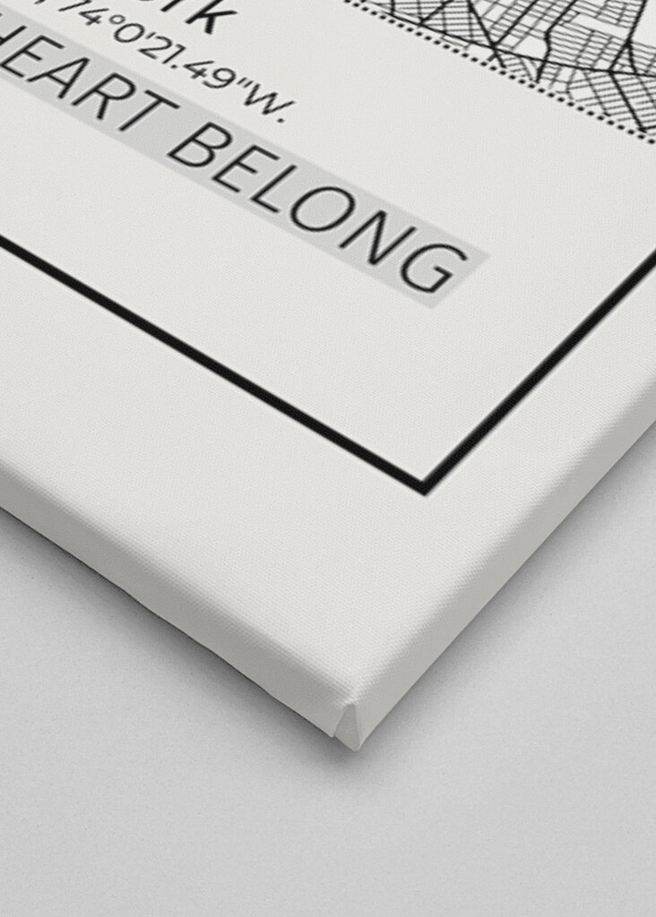 Koordinaten der Stadtkarte von New York City 