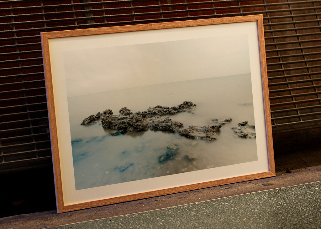 De mistige zee texel