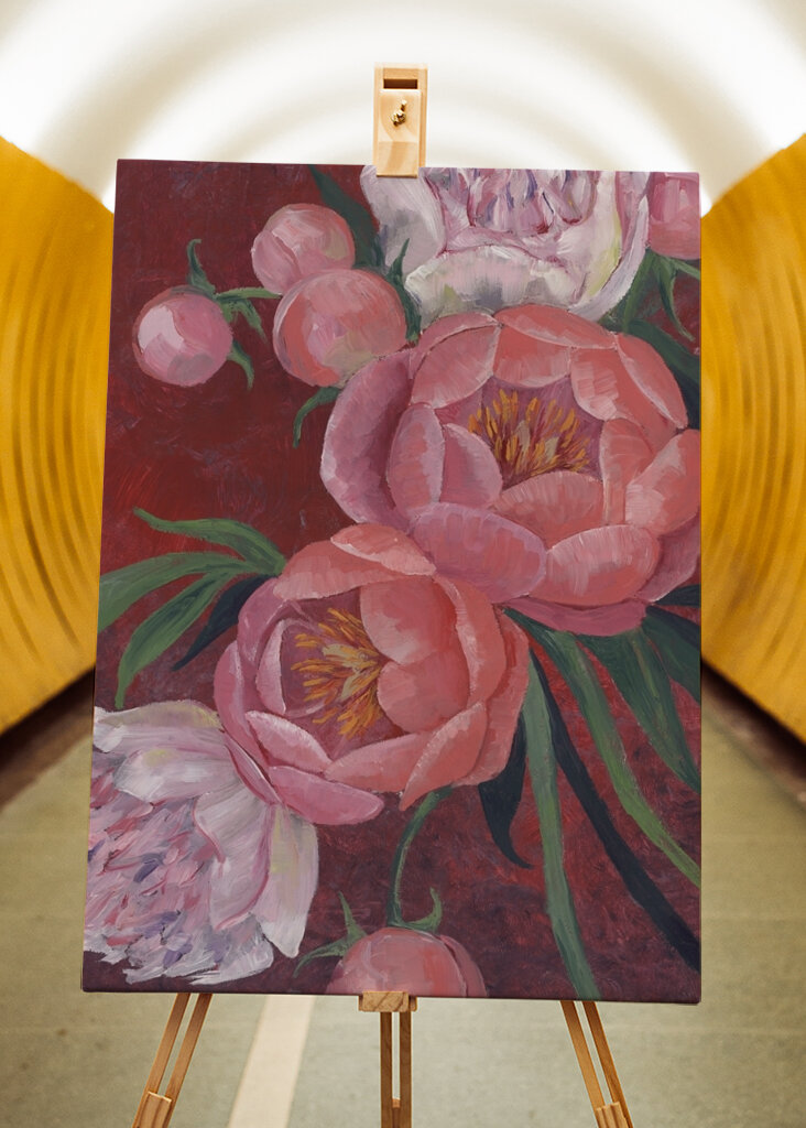 Pivoňka kvete Artistry